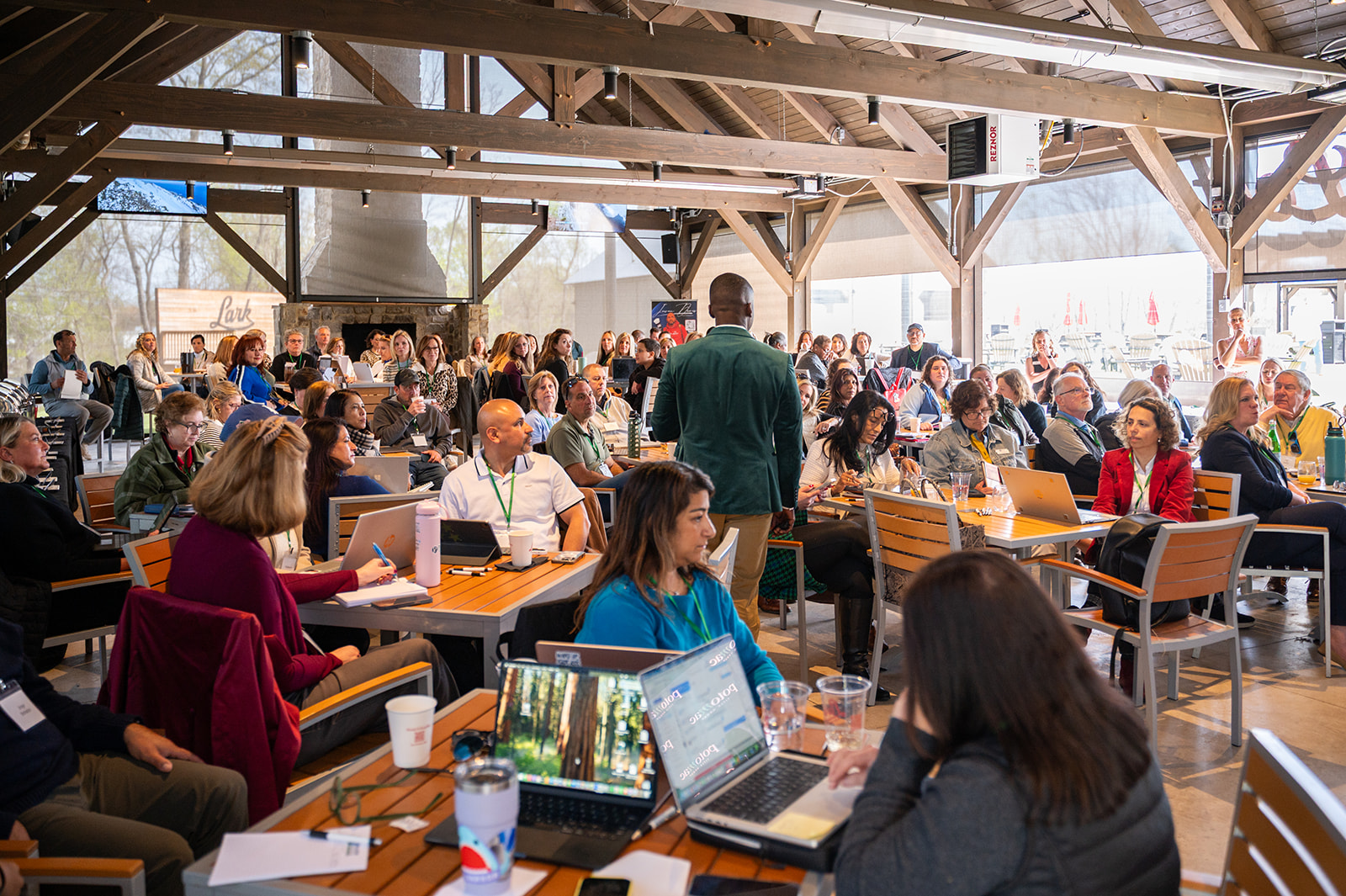 Crowd shot from the AI for Realtors event